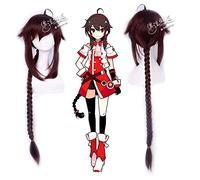 Peluca para ropa a juego para disfrazarse de Vocaloid3 First Music Zheng Ling China Le Zheng Ling 130 cm peluca de cabeza trenzada