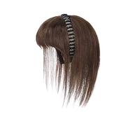 Peluca para uso diario Simulación de cabello con flequillo, pieza de peluca, frente, banda for el cabello, flequillo, una peluca, relleno de cabeza, cubierta de cabello, cabello blanco, pelucas for ni