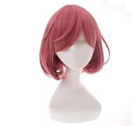 Peluca para vestir ropa a juego, peluca de Noragami, Ebisu, Kofuku Sakura, color rosa, volumen interior grueso, 324