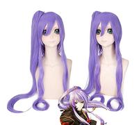 Peluca para Vocaloid Setsakureka, fórmula, berenjena Shenwei, cuerpo principal + cola de caballo 262