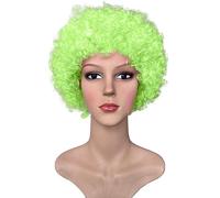 Peluca payaso para fiestas, cosplay, carnaval, Halloween, paquete múltiple, paquete de 5800 (verde, 1 unidad)