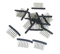 peluca peines clips de peluca peine de de acero para peluca gorras extensiones de cabello accesorios de salón 10 piezas