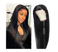 Peluca Peluca Brasileña Recta Con Encaje Frontal 10-32 Pulgadas Hd Pelucas De Encaje Transparente Peluca De Cabello Humano 13 × 6 × 1 Parte T Peluca Frontal De Encaje Para Mujeres Pelucas Grises Para