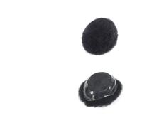 Peluca Peluca de cabello humano afro rizado for hombre, transpirable, fina, monofilamento con PU alrededor, prótesis capilar