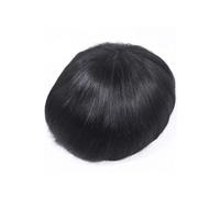 Peluca Peluca de cabello humano con encaje transpirable for hombre, sistema reemplazo peluca, PU(6x8)