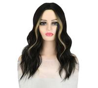 Peluca Peluca de estilo europeo y americano for mujeres con pelo largo y rizado, cabello artificial, fibra química de alta temperatura Pelucas diarias