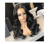 Peluca Peluca Delantera De Encaje Sintético De Fibra Resistente Al Calor Peluca De Encaje Ondulado De Cuerpo Largo De 180% De Densidad Pelucas De Cosplay Sin Pegamento De 22-26 Pulgadas Para Mujeres