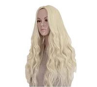Peluca Peluca Dorada Ondulada Larga Para Mujer, Voluminosa Natural Para, Fiesta Diaria De Diario Fiestas