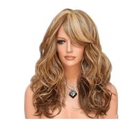 Peluca Peluca for mujer, peluca con flequillo largo inclinado a la moda, peluca de aspecto natural, peluca de uso diario, peluca de Cosplay de Anime, pelucas de fiesta for hombres Mujer