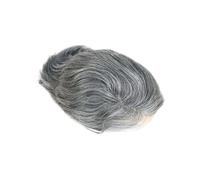 Peluca Pelucas de cabello humano con encaje frontal for hombre, corte rapado, peluca reemplazo for uso diario, densidad 130
