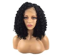 Peluca Pelucas Pelucas Afro Rizadas Cortas Para Mujeres Negras, Peluca Sintética De Onda Profunda De Agua Afroamericana Pelucas Fiesta