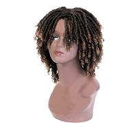 Peluca Pelucas rizadas for mujeres negras Peluca rizada afro con flequillo Peluca afro rizada rizada con flequillo Pelucas de fiesta for hombres Mujer