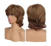 Peluca Pelucas sintéticas de ondas naturales largas para mujeres Ombre Wave Blonde Brown Peluca natural Pelucas de cabello resistentes al calor