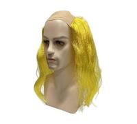 Peluca peluda calva para cosplay, fiestas de Halloween, accesorios de disfraz de broma, accesorios para fotos, pelucas divertidas para disfraz