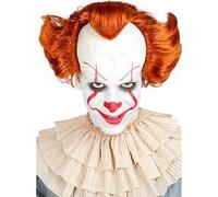 Funidelia | Peluca Pennywise - IT: Capítulo Dos para Hombre y Mujer Pennywise, Películas de Miedo, Payaso Asesino, Terror - Accesorios para Adultos, Accesorio para Disfraz - Rojo