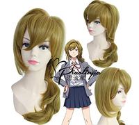Peluca perfecta para fiestas diarias, Cos Monthly Girl Nozaki Jun Seo Yuzuki Marrón Verde Modelo Peluca Anime 376