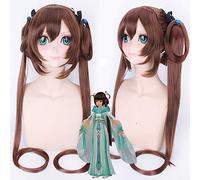 Peluca perfecta para fiestas diarias, Jianwang, tres espadas, tres cantantes largos, Lolita, peluca larga de Songmen Cos