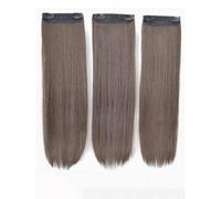 Peluca Rastas Peluca larga de 3 piezas, peluca sintética recta para fiestas y uso diario, aumenta el cabello para uso diario en fiestas, aumenta el cabello Pelucas y accesorios