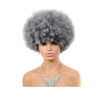 Peluca Rastas Peluca rizada Bob de 15cm/5,9 pulgadas, pelucas de cabello humano con frente de encaje corto sintético resistente al calor para mujeres negras Pelucas y accesorios