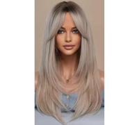 Peluca Rastas Pelucas de pelo sintético rizado largo de 60cm/23,6 pulgadas para mujer, peluca ondulada profunda con pelucas de repuesto, peluca larga sintética Pelucas y accesorios