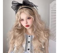 Peluca Rastas Pelucas onduladas rubias largas para mujeres Pelucas de fibra sintética resistente al calor de aspecto natural para cosplay diario 60 cm/23,6'' Pelucas y accesorios