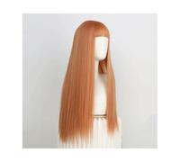 Peluca Rastas Pelucas Peluca Larga Recta Con Flequillo Gris Ombre Peluca Larga Ombre Pelucas Sintéticas Naturales Suaves De Pelo Liso Fiesta Pelucas y accesorios