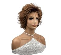 Peluca Rastas Pelucas rizadas cortas con corte Pixie, peluca rizada rubia con flequillo, peluca ondulada rizada de aspecto Natural, pelucas completas de pelo sintético Pelucas y accesorios