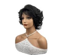 Peluca Rastas Pelucas rizadas cortas con corte Pixie, peluca rizada rubia con flequillo, peluca ondulada rizada de aspecto Natural, pelucas completas de pelo sintético Pelucas y accesorios