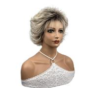 Peluca Rastas Pelucas rizadas cortas con corte Pixie, peluca rizada rubia con flequillo, peluca ondulada rizada de aspecto Natural, pelucas completas de pelo sintético Pelucas y accesorios