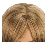 Peluca Rubia Con Flequillo, Peluca Corta De 30 Cm Para Mujer, Pelucas Sintéticas Resistentes Al Calor Para Uso Diario, Fiestas Y Cosplay.