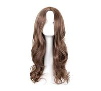 Peluca Rubia Corta Sintética Larga Y Rizada De Línea Media Disfraz De Pelo Cosplay Halloween Carnaval Mujeres Postizo Pelucas Grises Para Mujeres (3 26 Pulgadas)