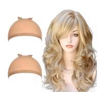 Peluca Rubia Larga - Peluca Mujer Pelo Natural, Hermoso y Distintivo Estilo para Cada Ocasión - Peluca Rubia, Perfecta para Fiestas y Maquillaje Cotidiano