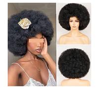 Peluca Rubia Peluca Corta Pelo Corto Y Esponjoso Con Peluca Marrón Para Fiestas Sintéticas Pelucas De Cosplay Pelucas Grises Para Mujeres (Color: 03)