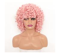 Peluca Rubia Pelucas Cortas Para Mujeres Negras 12 Pulgadas Ombre Marrón Corto Afro Rizado Pelucas Con Flequillo Cosplay Peluca Gris Pelucas Para Mujeres (5 12 Pulgadas)