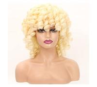 Peluca Rubia Pelucas Cortas Para Mujeres Negras 12 Pulgadas Ombre Marrón Corto Afro Rizado Pelucas Con Flequillo Peluca Cosplay Pelucas Grises Para Mujeres (3 12 Pulgadas)