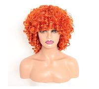 Peluca Rubia Pelucas Cortas Para Mujeres Negras 12 Pulgadas Ombre Marrón Corto Afro Rizado Pelucas Con Flequillo Cosplay Peluca Gris Pelucas Para Mujeres (6 12 Pulgadas)