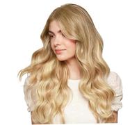 Peluca rubia rubia, pelucas rubias de moda, una cómoda peluca rizada realista para mujeres y niñas