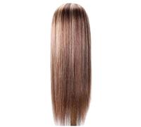 Peluca rubia sombreada encaje peluca de pelo humano para mujer natural recto brasileño peluca de pelo humano para las mujeres uso diario