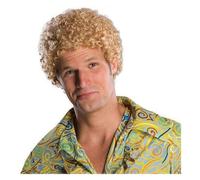 Peluca Rubie's para hombre, estilo nuevo, color negro, amarillo, talla única (EE. UU.)