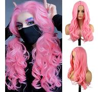 Peluca Sintética Afro Rizada Rizada Color Naranja Onda Natural Peluca Larga Para Mujeres Blancas Negras Pelo De Fibra De Alta Temperatura Pelucas Grises Para Mujeres (Color: Blanco, Longitud Estirada