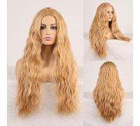 Peluca Sintética Afro Rizada Rizada Color Naranja Onda Natural Peluca Larga Para Mujeres Blancas Negras Pelo De Fibra De Alta Temperatura Pelucas Grises Para Mujeres (Color: Blanco, Longitud Estirada