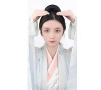 Peluca sintética chino antiguo hanfu tocado moño moño mujeres chinas antiguas pelucas de cosplay accesorios