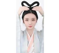 Peluca sintética chino antiguo hanfu tocado moño moño mujeres chinas antiguas pelucas de cosplay accesorios