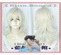 Peluca sintética de pelo de Cosplay Sarazanmai Reo Niiboshi para adultos, juego de roles de Halloween ajustable + gorro de peluca gratis
