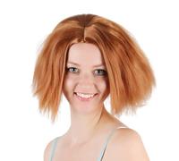 Peluca sintética para cosplay de Croods Anime Eep Party, para niñas, mujeres y hombres