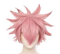Peluca sintética para disfraz de fiesta de anime Ashido Mina de My Hero Academia