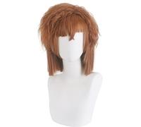 Peluca sintética para disfraz de fiesta de anime Haibara Ai de Detectives Conan