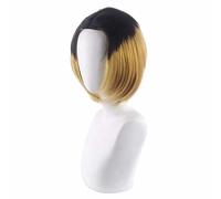 Peluca sintética para disfraz de fiesta de anime Haikyuu Kenma Kozume