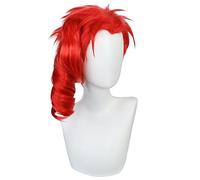 Peluca sintética para disfraz de fiesta de anime Kakyoin Noriaki/Kakyouin Noriaki de JoJo's Bizarre Adventures