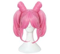 Peluca sintética para disfraz de fiesta de anime Sailor Moons Chibi Usacos